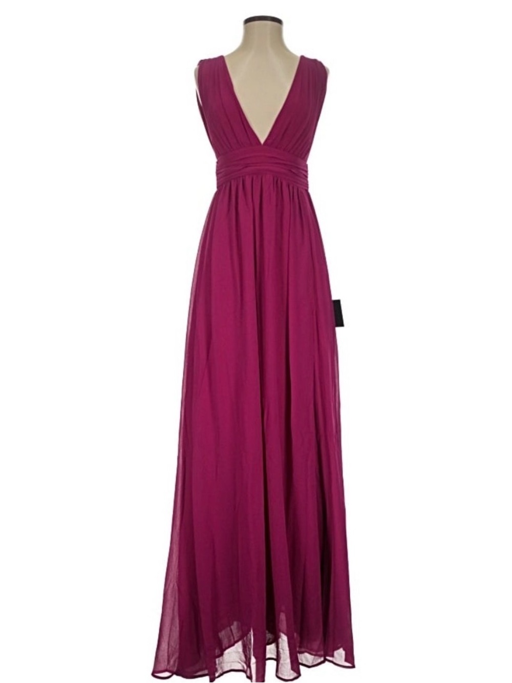 Bright pink dress